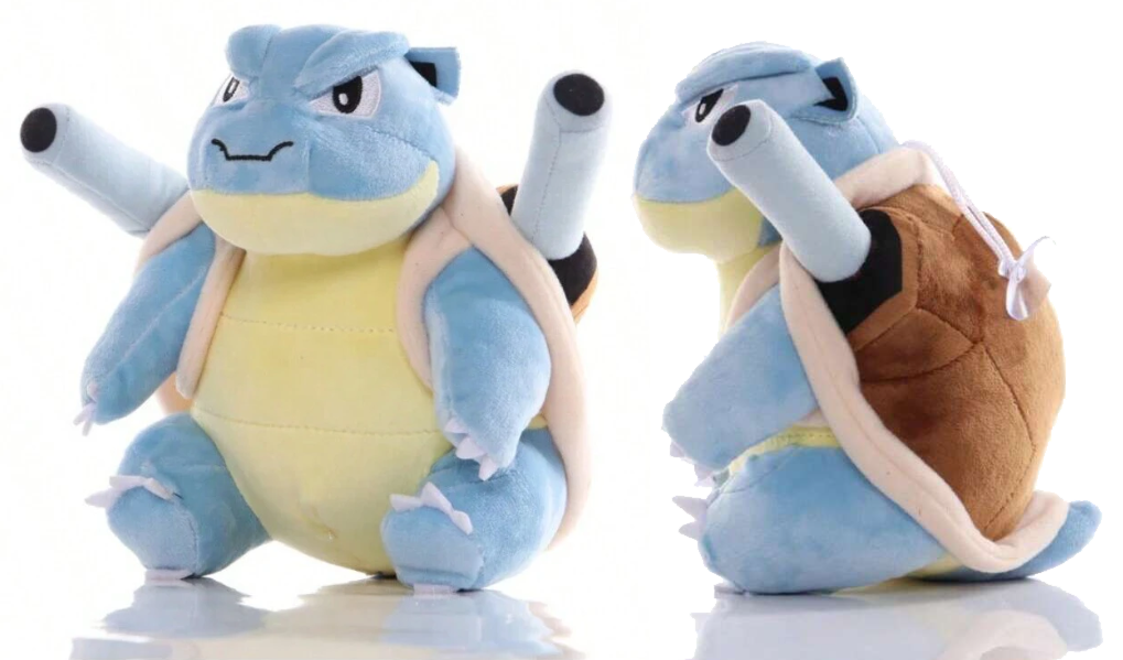 Pokemon Plush: Blastoise 7 Hanging / Suction Cup